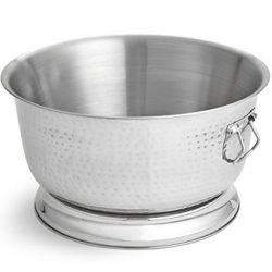 Artisan Double Wall, Stainless Steel Beverage Chiller Ice Tub, 17-Quart Capacity