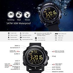 LEMFO LF19 Digital Men's Smart Watch IP68 Waterproof 5ATM Call SMS Notification