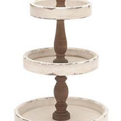 Deco 3-Tier Wood Tray, 25 by 15-Inch