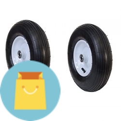Pneumatic Welded Rim Replacement Wheel for Wheelbarrow 13 Inch