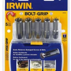 IRWIN Tools BOLT-GRIP Deep Well Bolt Extractor Set, 5-Piece