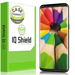 Galaxy S8 Screen Protector, IQ Shield LiQuidSkin Full Coverage Screen Protector for Galaxy S8 5.8" Screen 2017(2-Pack, Case Friendly Updated Version) Anti- Scratch,HD Clear Anti-Bubble Film