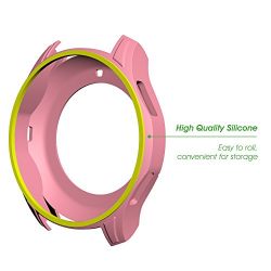 AWINNER Case for Gear S3 Frontier SM-R760, Shock-proof and Shatter-resistant Protective Band Cover Case for Samsung Gear S3 Frontier SM-R760 Smartwatch (3-Black-New)