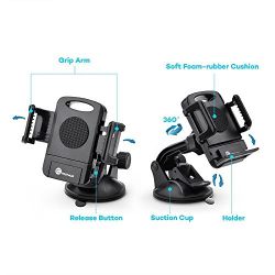 TaoTronics Car Phone Mount Holder, Windshield