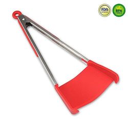 Clever Tongs 2 in 1 Silicone Spatula and Tongs Kitchen Tools As Seen on TV