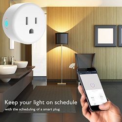 Anbes Wi-Fi Smart Plug Mini Outlet - Effortless Smart Control for Your Devices (4-Pack)