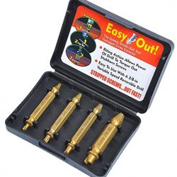 Damaged Screw Extractor Set by Aisxle, Easily Remove Stripped Gold Oxide Edition