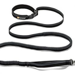 Ruffwear Roamer Extending Dog Leash, Obsidian Black (2018), 7.3-11 ft