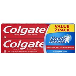 Cavity Protection Toothpaste with Fluoride - 6 ounce Twin Pack