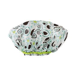 Betty Dain Hipster Collection Mold Resistant Shower Cap
