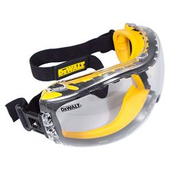 DEWALT Concealer Clear Anti-Fog Dual Mold Safety Goggle