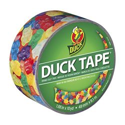 Duck Brand Printed Duct Tape, Gummy Bears, 1.88 Inches x 10 Yards, Single Roll