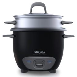 Aroma Housewares 6-Cup (Cooked) Pot-Style Rice Cooker and Food Steamer