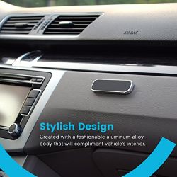 Car Universal Stick On Rectangle Flat Dashboard Magnetic Car Mount Holder for Cell Phones and Mini Tablets