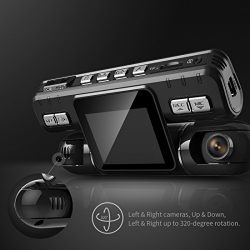 Pruveeo MX2 Dash Cam Front and Rear Dual Camera for Cars