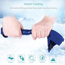 Cool Towel - Cooling Sport Yoga Towel, Cooling Neck Wrap