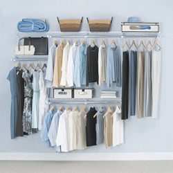 Rubbermaid Configurations Closet Kits, 4-8 ft., White