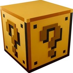 Super Mario Brothers Question Block Night Light - Table Lamp