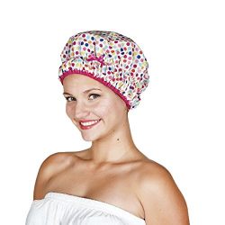 Betty Dain Fashionista Collection Mold Resistant Lined Shower Cap