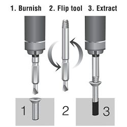 Damaged Screw Extractor and Remover Set by Aisxle