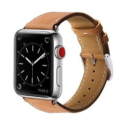MARGE PLUS For Apple Watch Band Genuine Leather iWatch Strap