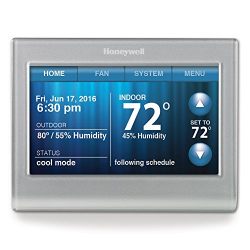 Honeywell Smart Wi-Fi 7 Day Programmable Color Touch Thermostat, Works with Alexa
