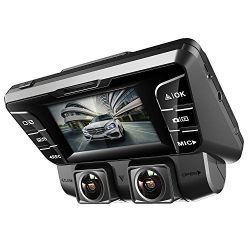 Pruveeo C2 Dual Dash Cam 1920x1080P Front and Rear Car Dashboard Camera with Sony Sensor