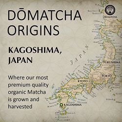 DoMatcha - Organic Summer Harvest Matcha Powder, Authentic Japanese Green Tea Rich with Antioxidants and L-Theanine, Gluten Free and Kosher, 75 Servings (2.82 oz)