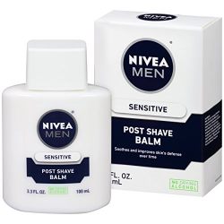 NIVEA Men Sensitive Post Shave Balm 3.3 Fluid Ounce (Pack of 3)