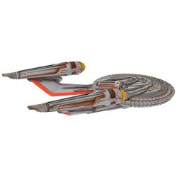 U.S.S. Franklin Star Trek Christmas Ornament with Light – A Festive Keepsake