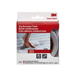 3M Safety-Walk Tub and Shower Tread, Clear, 2-Inch by 180-Inch Roll