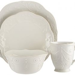 Lenox French Perle 4-Piece Place Setting, White