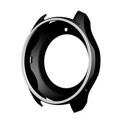 AWINNER Case for Gear S3 Frontier SM-R760, Shock-proof and Shatter-resistant Protective Band Cover Case for Samsung Gear S3 Frontier SM-R760 Smartwatch (3-Black-New)