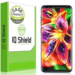 Galaxy S9 Plus Screen Protector, IQ Shield LiQuidSkin Screen Protector for Galaxy S9 Plus (2-Pack, Updated Design Version 1.5) HD Clear Anti-Bubble Film
