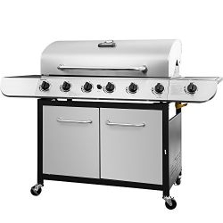 Royal Gourmet Classic 6-Burner Stainless Steel LP Gas Grill