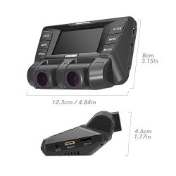 Pruveeo C2 Dual Dash Cam – Full HD Protection for Front and Rear Views
