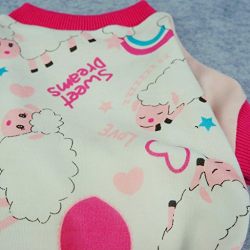 Fitwarm Soft Cotton Sweet Dream Sheep Pet Clothe