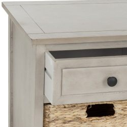 Safavieh American Homes Collection Damien Vintage Grey 3 Drawer Storage Unit