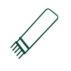 Hollow Tine Green Lawn Aerator With 5 Tines