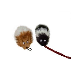 Tail Teaser Dog Toys Squeak Toy Exercise Training Toy with Replacement Squeaker by Outward Hound, Colors may vary