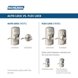 Schlage ACC Camelot Keypad Entry with Auto-Lock and Accent Levers