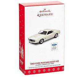 Hallmark Keepsake 2017 Classic American Cars 1969 Ford Mustang Boss 429 Dated Christmas Ornament