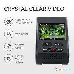 Spy Tec A119 Version 2 Car Dash 60 FPS 1440p Camera with Novate Chipset