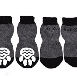 EXPAWLORER Anti-Slip Dog Socks Traction Control for Indoor Wear, Paw Protection