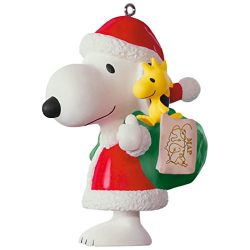 Hallmark Keepsake 2017 PEANUTS Spotlight on Snoopy 20th Anniversary Porcelain Christmas Ornament