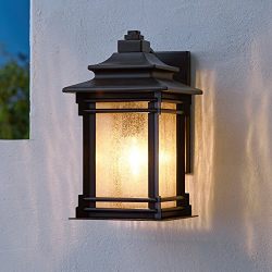 Franklin Iron Works Hickory Point 12" High Outdoor Light
