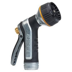 Melnor Heavy-Duty Metal Hose Nozzle with Locking Rear Trigger