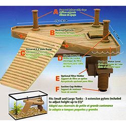 WINOMO Floating Turtle Pier Dock Ramp Basking Platform