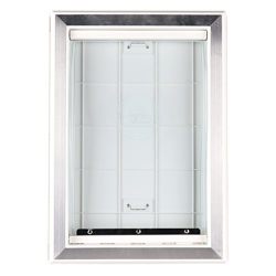 BarksBar Large Plastic Dog Door With Aluminum Lining