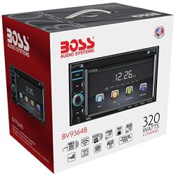BOSS Audio Double Din, 6.2 Inch Digital LCD Monitor, Touchscreen, DVD/CD/MP3/USB/SD AM/FM, Bluetooth